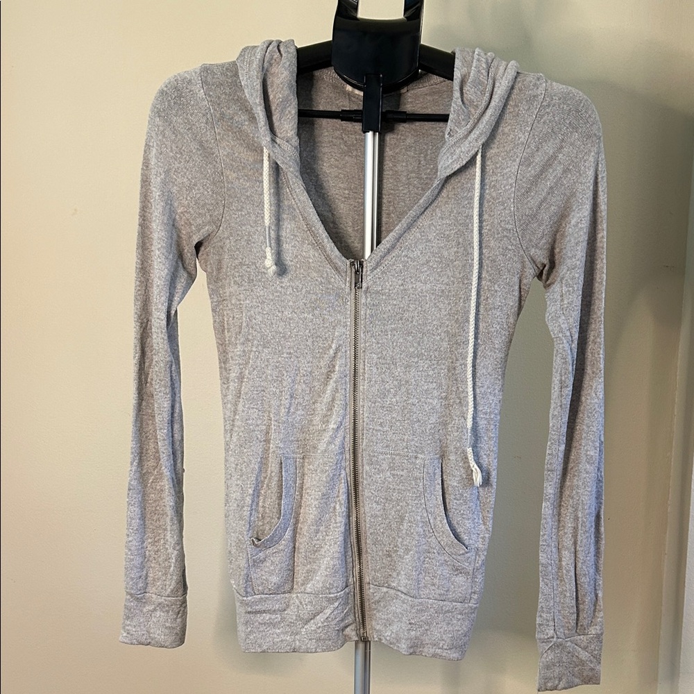 Chance or Fate Heather Gray Women's Zip-Up Hoodie
